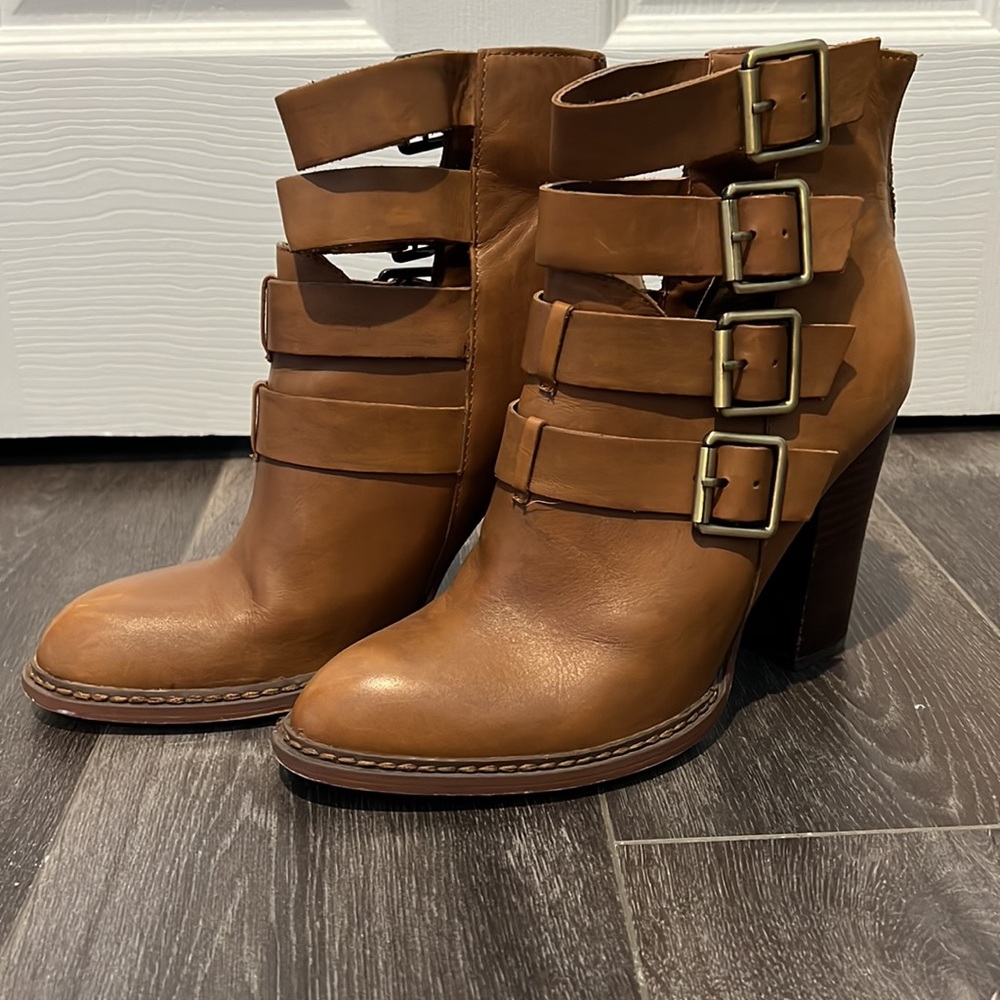 Western Booties w/ Block Heel